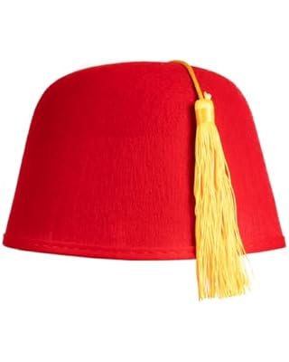 RED FEZ HAT