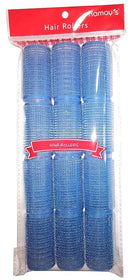 HAIR ROLLERS CURLERS SELF GRIP HOLDING (12 PIECE)