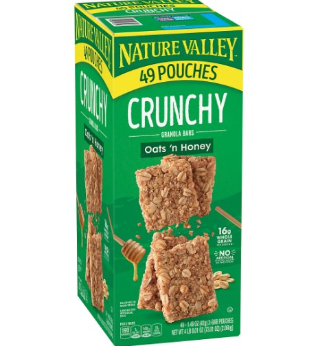 NATURE VALLEY CRUNCH (49 PACKS)