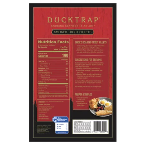 DUCKTRAP RIVER OF MAINE SMOKED TROUT FILLETS