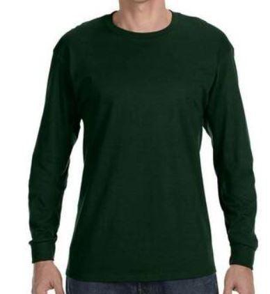 JERZEES LONG SLEEVE POCKET T SHIRT, Approved for NYS Inmate Care
