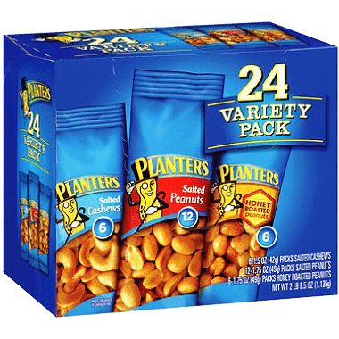 PLANTERS VARIETY PACKS (24 PACKS) - Emma's Premium Inmate Care Package Services 