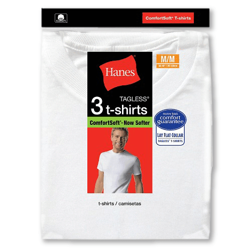 WHITE TEES (3 PACK) REGULAR - Emma's Premium Inmate Care Package Services 