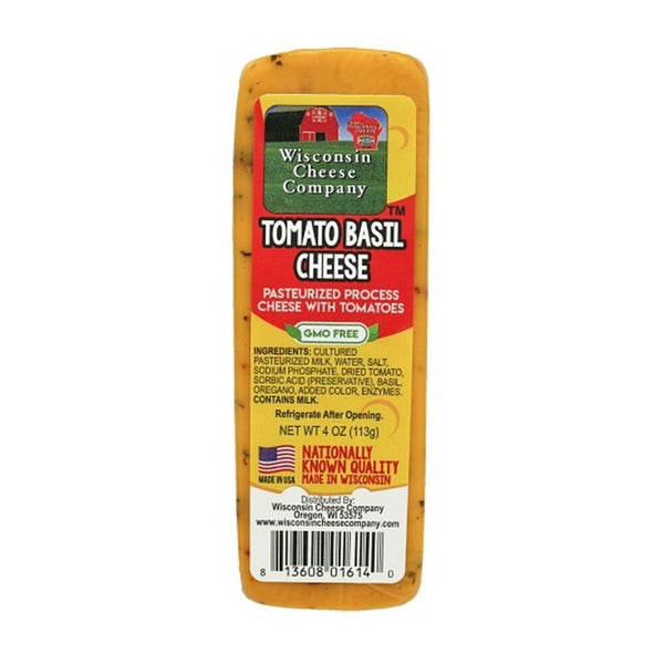 WISCONSIN TOMATO BASIL PROCESSED CHEESE BARS