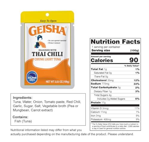 GEISHA CHUNK LIGHT TUNA - THAI CHILI