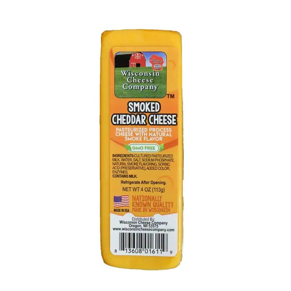 WISCONSIN SMOKED CHEDDAR PROCESSED CHEESE BARS