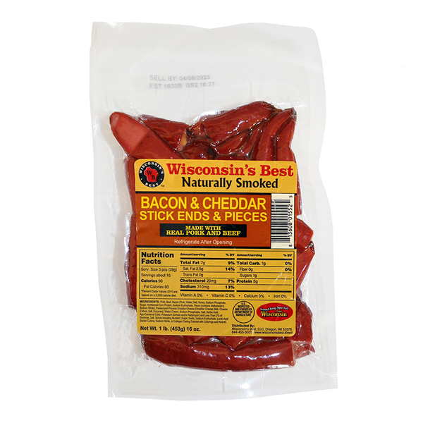 WISCONSIN BACON & CHEDDAR STICKS ENDS