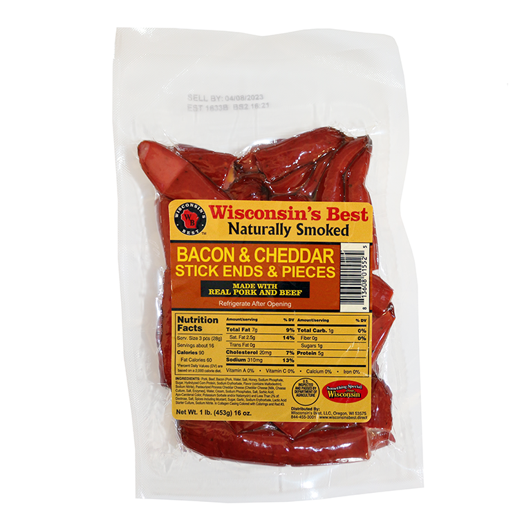 WISCONSIN BACON & CHEDDAR STICKS ENDS