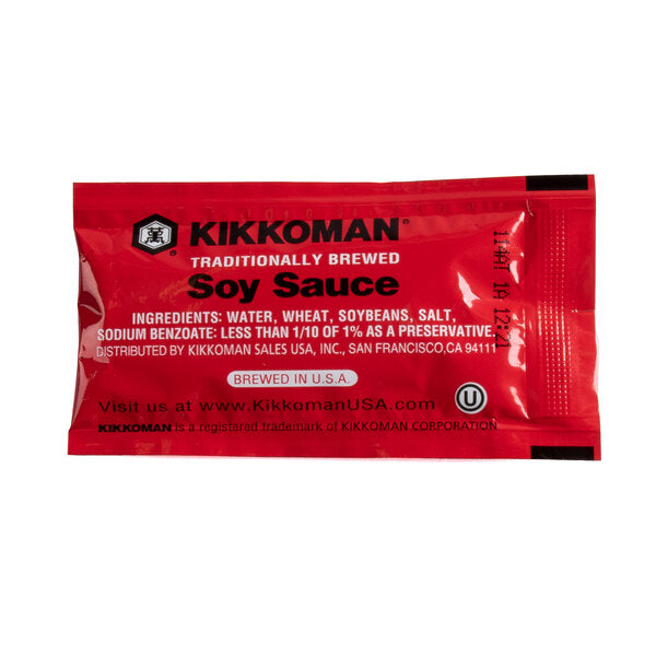 KIKKOMAN SOY SAUCE (15 PACKETS)