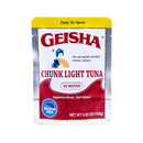 GEISHA POUCHED CHUNK LIGHT TUNA IN WATER