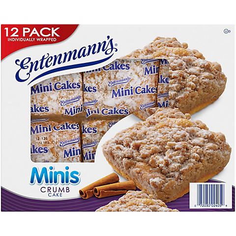 ENTENMANN’S MINI CRUMB CAKE (12 PACK)