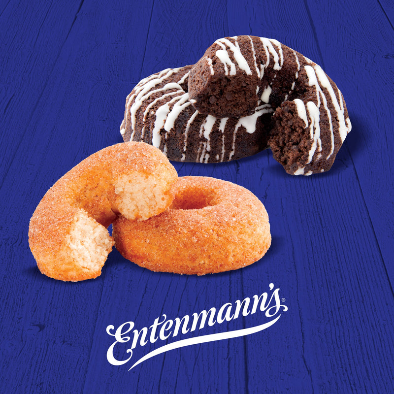 ENTENMANN'S DOUBLE CHOCOLATE CHIP DONUT, 2 PACK