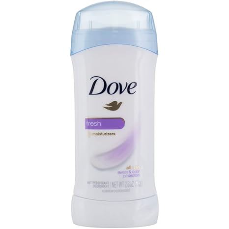 DOVE INVISIBLE SOLID DEODORANT FRESH, 2.6 OZ