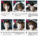 HAIR ROLLERS CURLERS SELF GRIP HOLDING (12 PIECE)