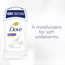 DOVE INVISIBLE SOLID DEODORANT FRESH, 2.6 OZ