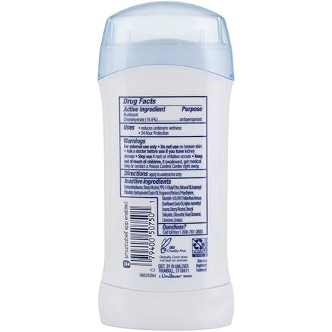 DOVE INVISIBLE SOLID DEODORANT FRESH, 2.6 OZ