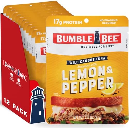 BUMBLE BEE TUNA - LEMON & PEPPER (12 PACK)