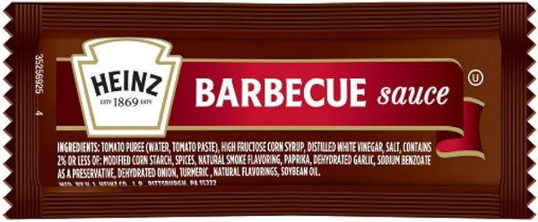 HEINZ BBQ SAUCE (15 PACKETS)