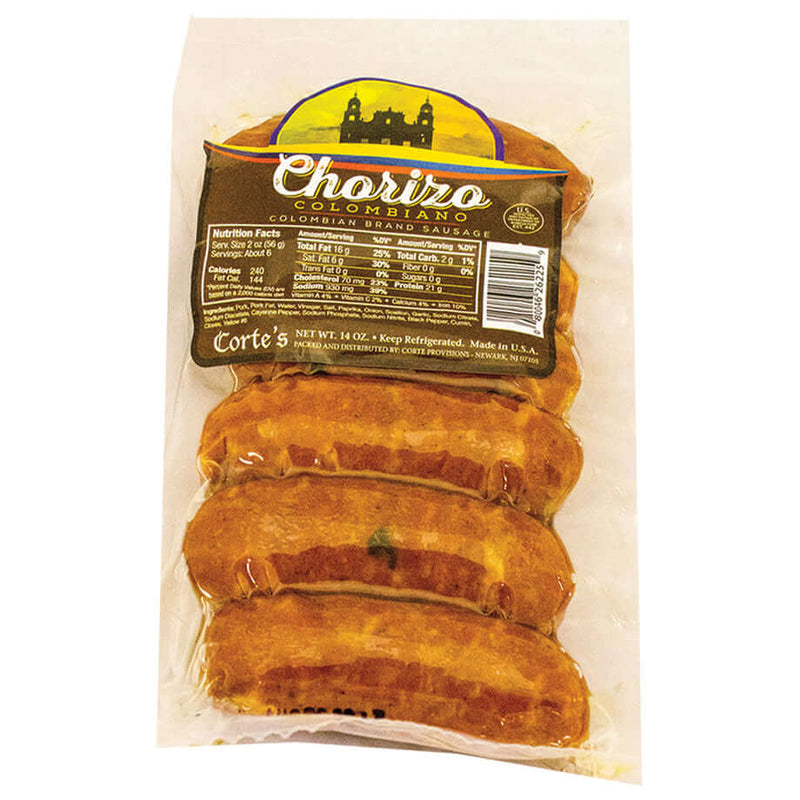 CORTES CHORIZO COLOMBIANO