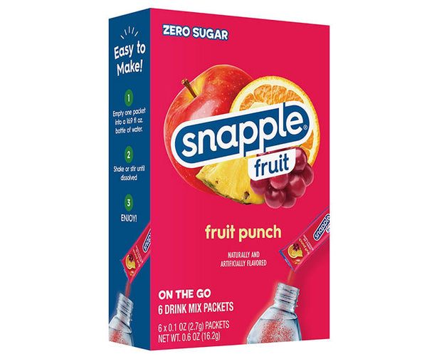 SNAPPLE TO GO DIET FRUIT PUNCH
