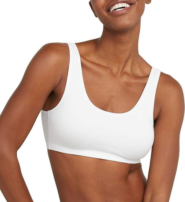 HANES WOMEN'S SCOOPNECK BRA, WHITE (3 PACK)