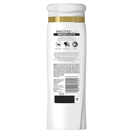 PANTENE SMOOTH/SLEEK 2&1 SHAMPOO