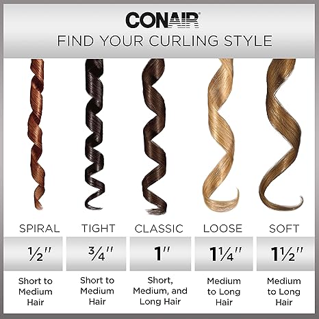 CONAIR INSTANT HEAT 3/4 -INCH CURLING IRON