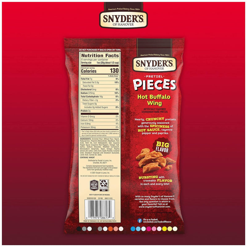 SNYDER HOT BUFFALO PRETZLE PIECES