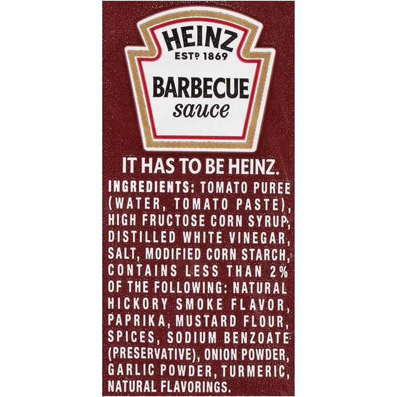 HEINZ BBQ SAUCE (15 PACKETS)