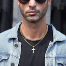 STAINLESS STEEL CROSS NECKLACE