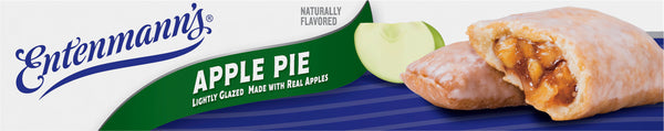 ENTENMANN'S SNACK PIE APPLE LIGHTLY GLAZED, 12 PK