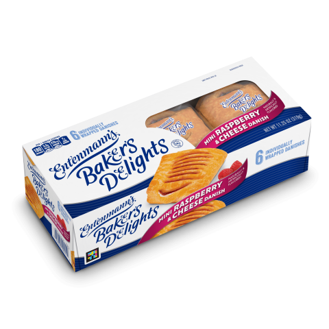 ENTENMANN'S BERRY & CHEESE DANISH, 6 PACK