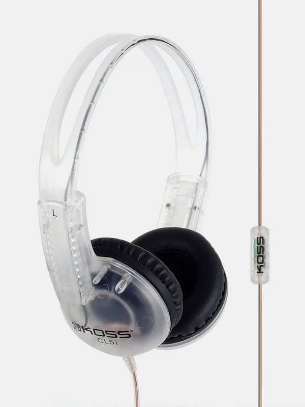 KOSS CL-5i CLEAR STEREO HEADPHONES W MIC