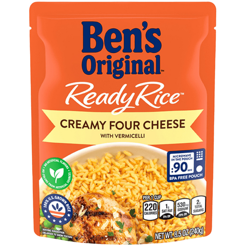 BEN'S ORIGINAL READY RICE - CREAMY FOUR CHEESE