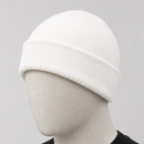 WINTER HAT 100% WOOL - WHITE
