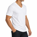 WHITE TEES V NECK  (3 PACK)