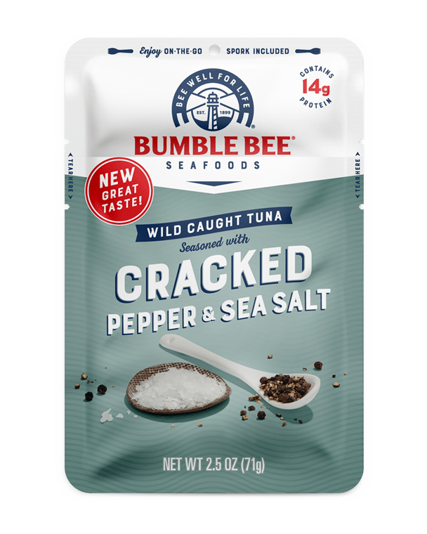 BUMBLE BEE TUNA - CRACKED PEPPER & SEA SALT (12 PACK)