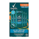 DEGREE MEN'S COOL RUSH 5 PACK