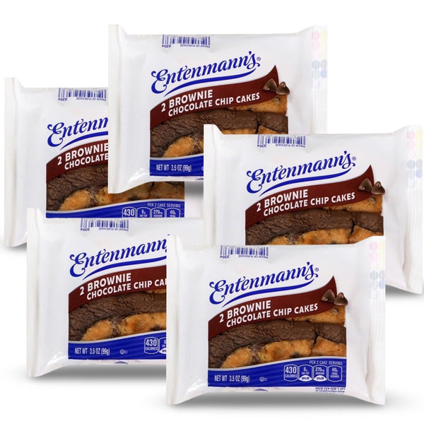 ENTENMANN'S BROWNIE CHOCOLATE CHIP, 6 PACK