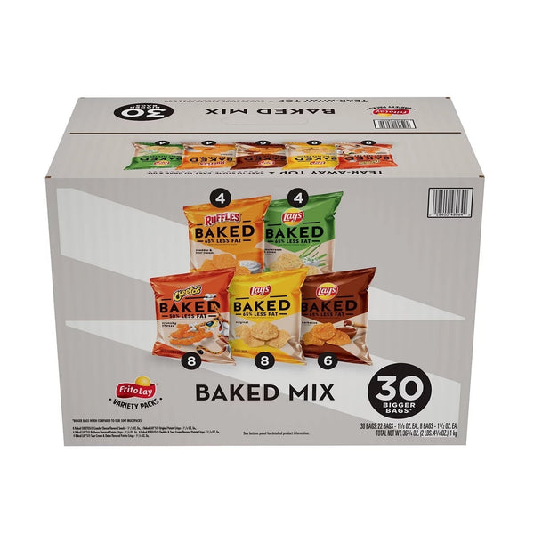 FRITO-LAY BAKED CLASSIC MIX (30 BAGS)