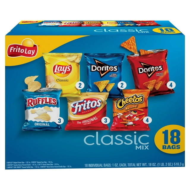 FRITO LAY CLASSIC MIX (18 BAGS)