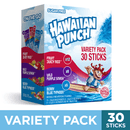 HAWAIIAN PUNCH VARIETY STICKS - FRUIT JUICY RED, BERRY BLUE TYPHOON AND WILD PURPLE SMASH
