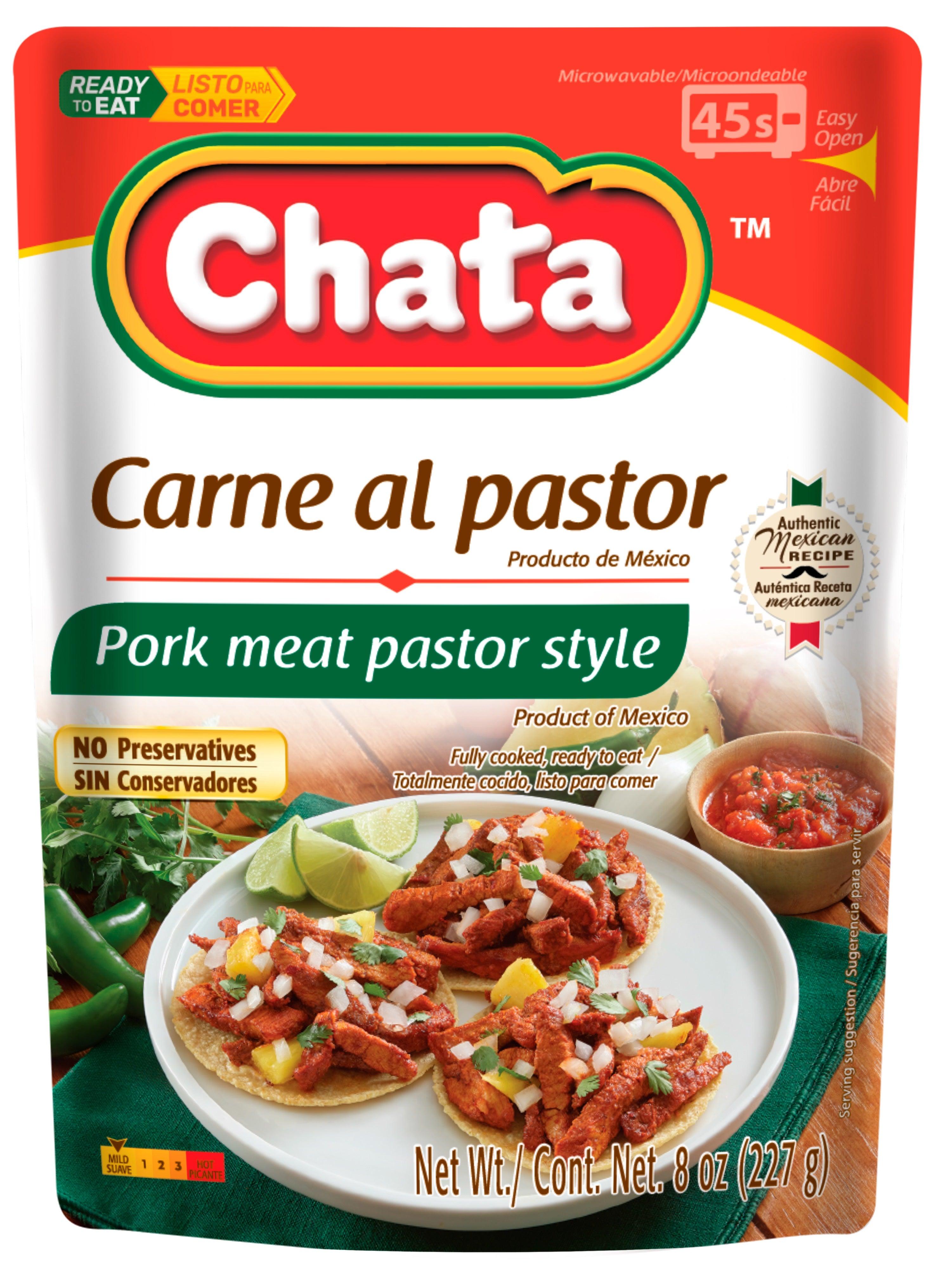 CHATA PORK MEAT PASTOR STYLE (CARNE AL PASTOR), Approved for NYS Inmate ...