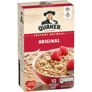 QUAKER INSTANT OATMEAL, ORIGINAL (10 PACKS)