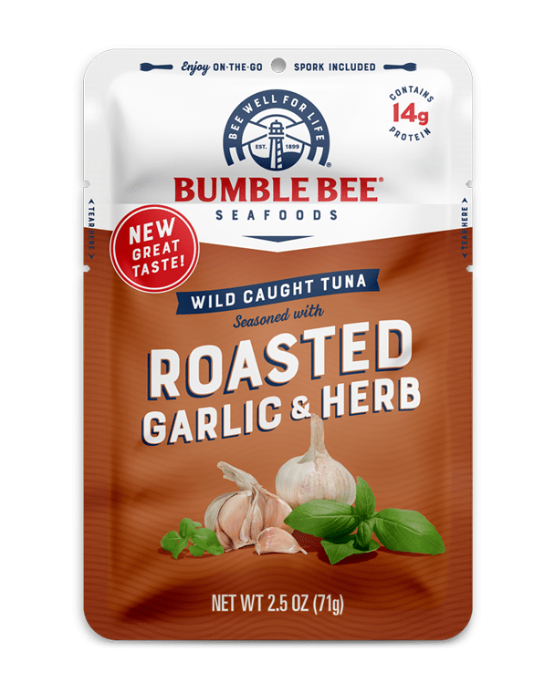 BUMBLE BEE TUNA - ROASTED GARLIC & HERB (12 PACK)