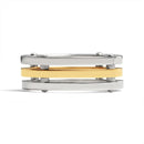 GOLD PVD COATED SPACED RING