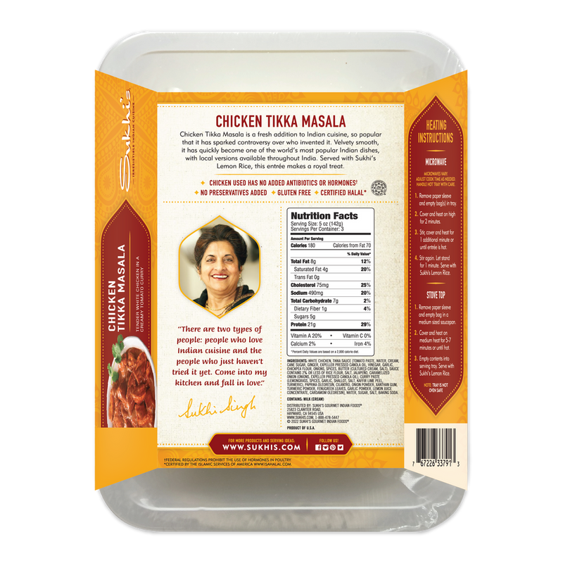 SUKHI'S INDIAN CUISINE CHICKEN TIKKA MASALA (2 PACK)