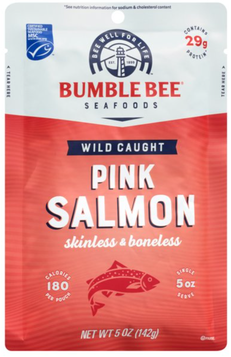 BUMBLE BEE WILD CAUGHT PINK SALMON (12 PACK)