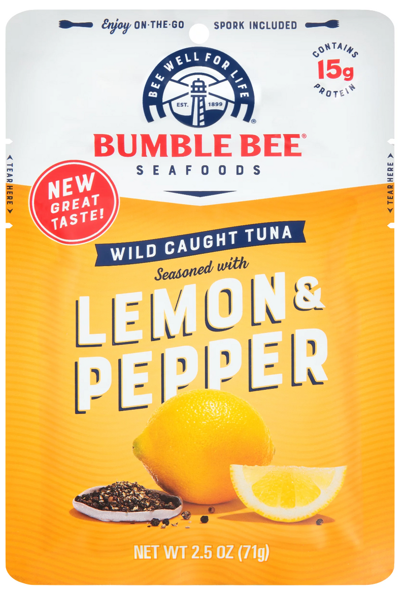 BUMBLE BEE TUNA - LEMON & PEPPER (12 PACK)