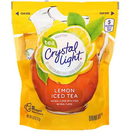 CRYSTAL LIGHT PITCHER PACKS - ICE TEA